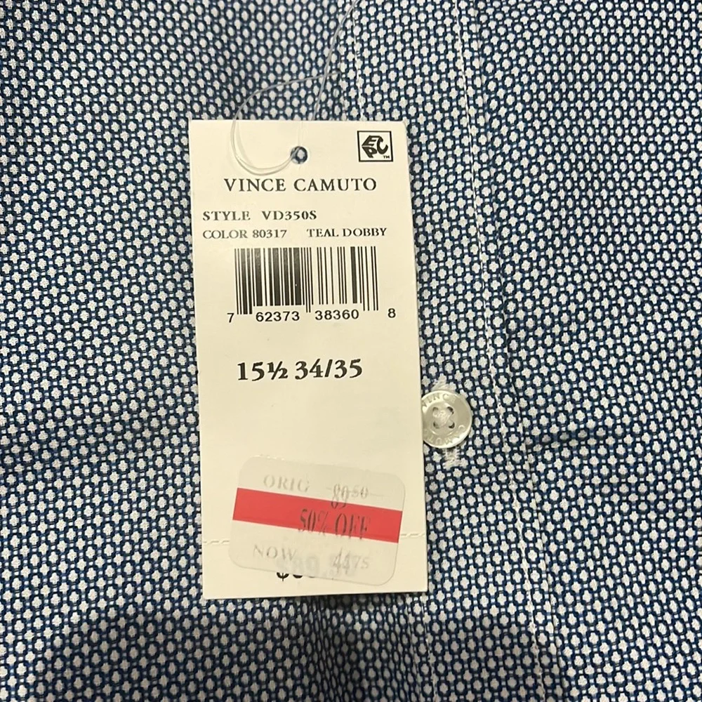 NWT Vince Camuto Dress Shirt Sz 15.5 - Picture 6 of 6